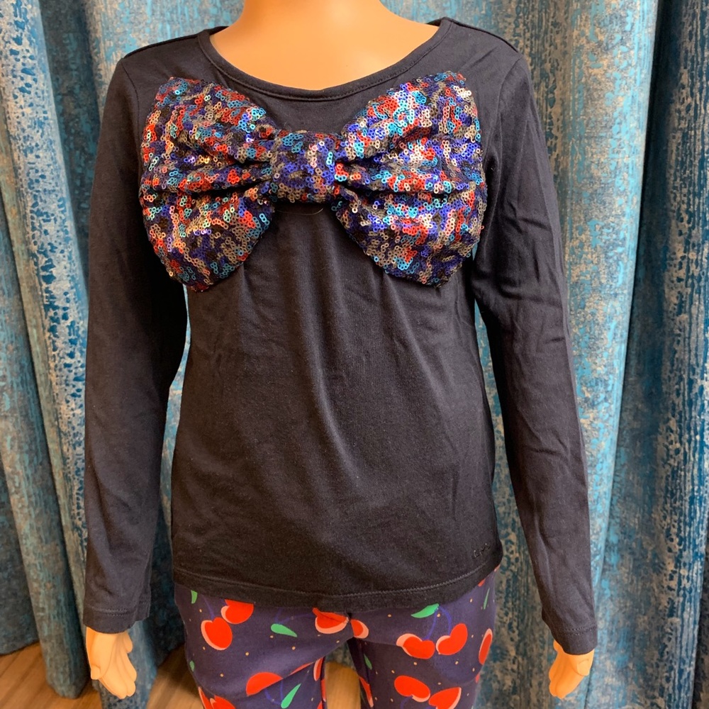 Little Marc Jacobs Little Girls Sparkling Bow Top